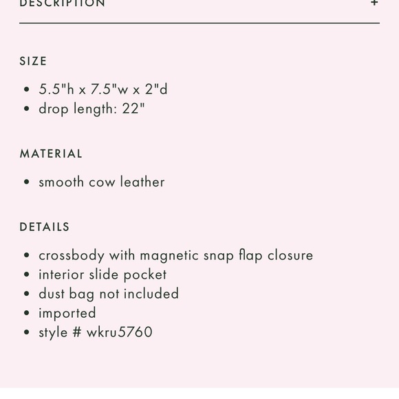 ❤️FLASH SALE❤️Kate Spade- Quilted Emelyn Mini Bag - Picture 8 of 8